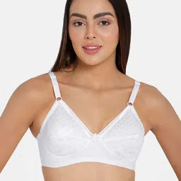 NAIDU HALL Pack Of 3 Full Coverage All Day Comfort Cotton Everyday Bras image 3