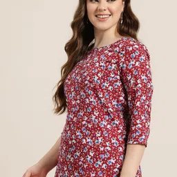 HERE&NOW Floral Printed Kurti image 4