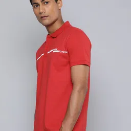 HRX by Hrithik Roshan Men Striped Polo Collar T-shirt image 3