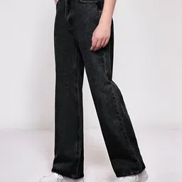 LEBEAUTI Women Straight Fit High-Rise Stretchable Jeans image 5