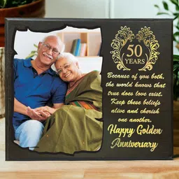 GFTBX Brown & Gold-Toned 1 Pieces Wood Table Photo Frames-picture-15