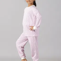 KiddoPanti Boys Abstract Printed Pure Cotton Night suit image 3