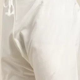 SOJANYA Men Pink Striped Kurta with Churidar & Nehru Jacket image 2