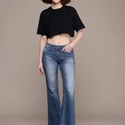 The Roadster Life Co. Women Slim Fit Heavy Fade Stretchable Jeans-image-47