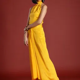 all about you Halter Neck Top With A-Line Pleated Skirt image 5