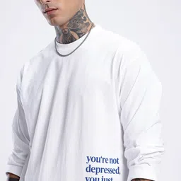 glitchez Urban Touch Typography Printed Oversized T-shirt image 5