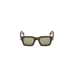 ermenegildo zegna accessories Ermenegildo Zegna Men Acetate Brown Frame Green Lens Square Full Rim Sunglass-Ez0283 48 52N (48) image 1