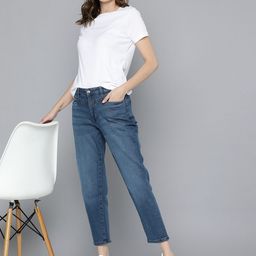 Mast & Harbour Women Boyfriend Fit Stretchable Jeans-picture-12