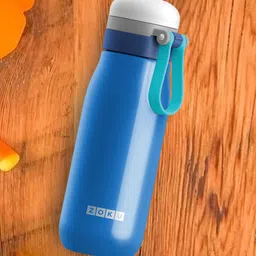 ZOKU Blue Solid Ultralight Stainless Steel Water Bottle-picture-33