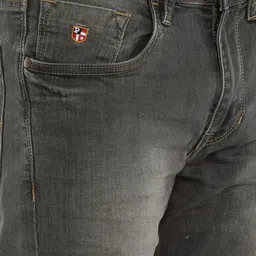 U.S. Polo Assn. Denim Co. Men Grey Regallo Skinny Fit Clean Look Stretchable Jeans image 2
