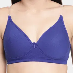 Floret Pack of 2 Solid Non-Wired Lightly Padded T-shirt Bras F20560 image 2