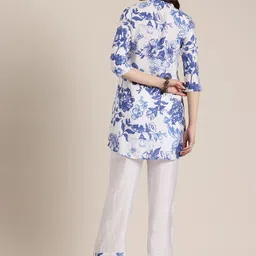 HERE&NOW Floral Printed Kurta With Palazzos image 5