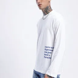 glitchez Urban Touch Typography Printed Oversized T-shirt image 4