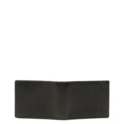 LOUIS STITCH Men Black Leather Two Fold Wallet image 5