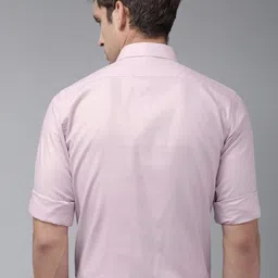 Arrow Self Design Manhattan Slim Fit Pure Cotton Formal Shirt image 5