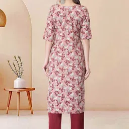 Moda Rapido Pack of 2 Printed Straight Kurta with Trousers image 5