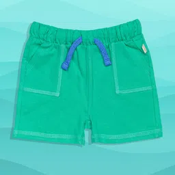 H By Hamleys Boys Green High-Rise Pure Cotton Shorts-image-33