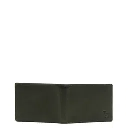 LOUIS STITCH Men Green Solid Leather Two Fold Wallet image 5