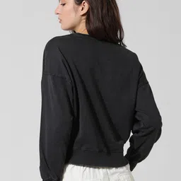 ONLY Graphic Printed Pullover Pure Cotton Sweatshirt image 2