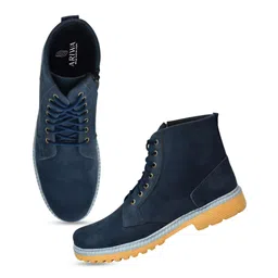 ARIWA Men Casual Block-Heeled Regular Boots image 2