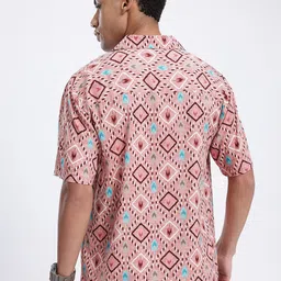 glitchez Vacation Vibes Printed Relaxed Shirt image 3