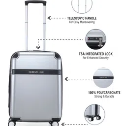 Cerruti 1881 Space Hard 20" Trolley Bag image 3