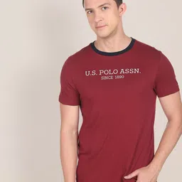 U.S. Polo Assn. Men Embroidered Logo Pure Cotton T-Shirt-picture-50