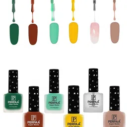 PERPAA Set of 6 Super Matte Quick-Dry & Long Lasting Nail Polish - 6 ml Each-picture-30