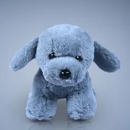 DukieKooky Kids Grey Puppy Soft toy-picture-22