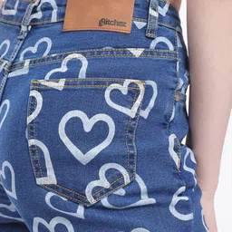 glitchez Women Printed Bootcut Jeans image 3