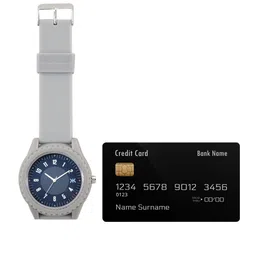 Kook N Keech Unisex Blue Patterned Analogue Watch KNK222D image 3