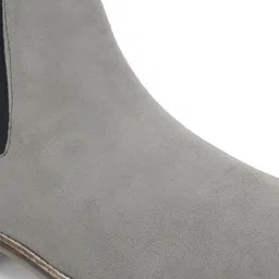 Hirels Men Solid Suede MId-Top Chelsea Boots image 4