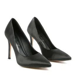 London Rag Solid Black Pumps-picture-24