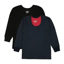 BODYCARE INSIDER Kids Pack Of 2 Striped Ribbed Thermal Tops-picture-21