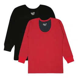 BODYCARE INSIDER Kids Pack Of 2 Round Neck Thermal Tops-image-27