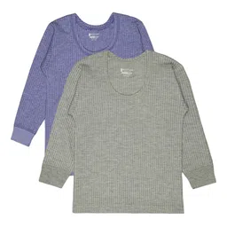 BODYCARE INSIDER Infants Pack Of 2 Ribbed Round Neck Thermal Tops-picture-16
