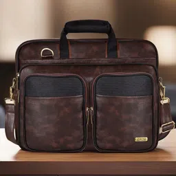 LOREM Unisex Textured Laptop Bag - Up to 16 inch-picture-21