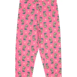 Bodycare Girls Frozen Printed Cotton Ankle Length Leggings-picture-30