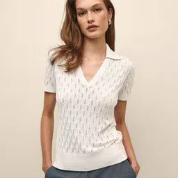 brooks brothers Women Embroidered V-Neck Pullover-picture-40