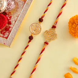 Voylla Set Of 2 Ethnic-Motifs Thread Rakhi-picture-35