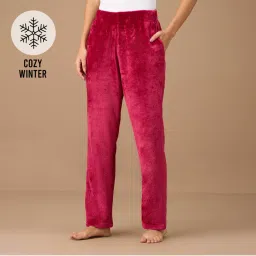 Nykd By Nykaa Luxe Fur Pants - NYS121 - Red-image-44