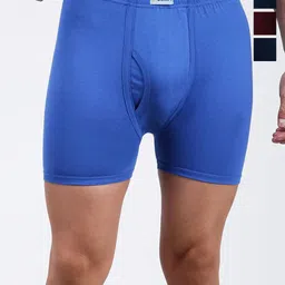 AMUL COMFY Pack Of 4 Mid-Rise Pure Cotton Trunks AC-FCTRIE-AF-SB-NY-MAR-S-4PC-picture-33