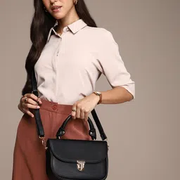 French Connection Structured Satchel-image-85