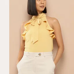 her by invictus Ruffles Tie-Up Detail Top image 1