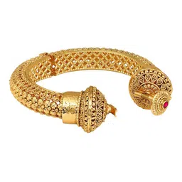Peora Set Of 2 Gold Plated Stone Studded Bangles image 3