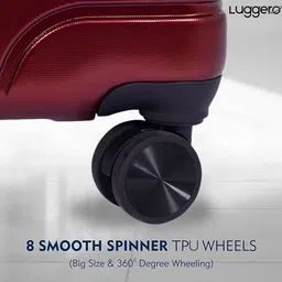 Luggero Hard-Sided Large Trolley Suitcase image 4