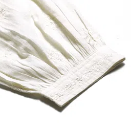 akheri Women Off-White Embroidered Afghani Pants image 2