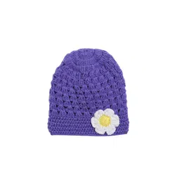 CHUTPUT Unisex Kids Pack Of 3 Self Design Beanie image 4