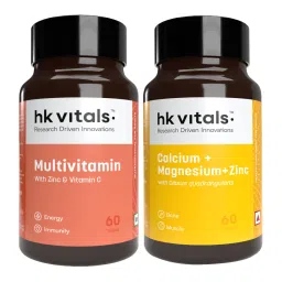 HealthKart HK Vitals Multivitamin with Calcium, Magnesium, and Zinc (Combo Pack) image 1