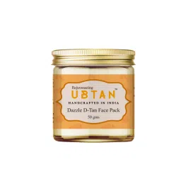 Rejuvenating UBTAN Dazzle D Tan Face Pack image 1